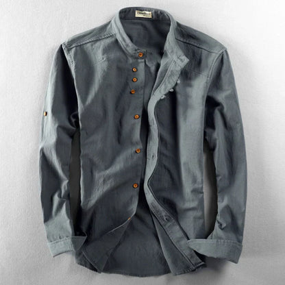 Nathan | Chemise Homme Col Mao