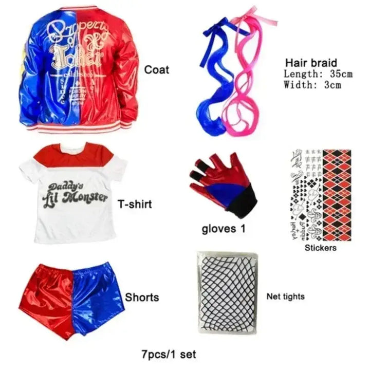 Cascade | Ensemble Harley Quinn enfant
