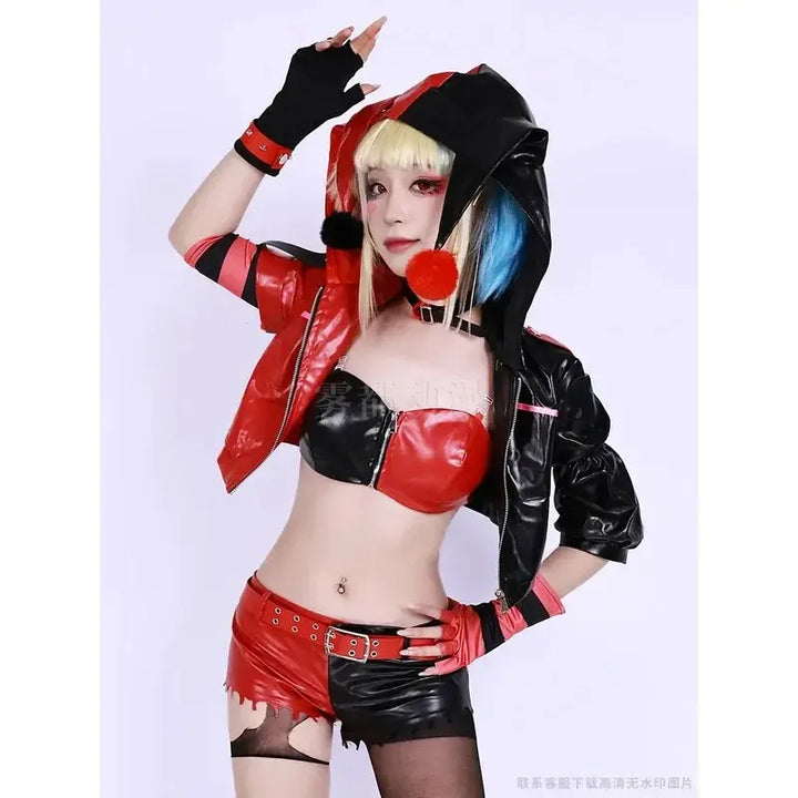 Gisèle | Set Harley Quinn femme avec perruque