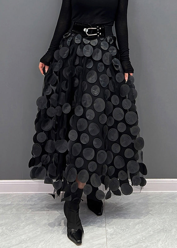 Jupe en tulle brodée pour femme