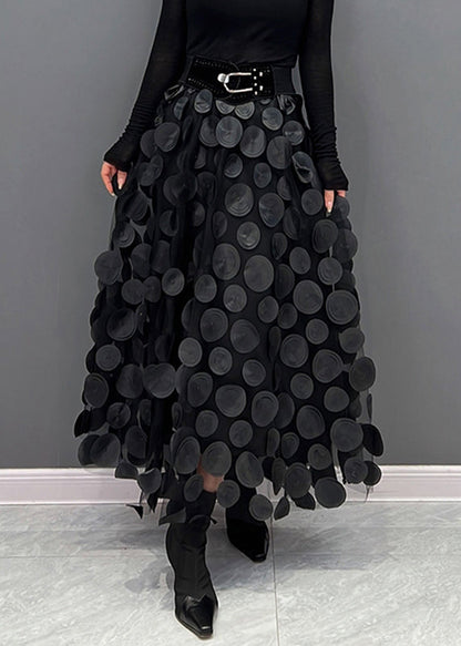 Jupe en tulle brodée pour femme
