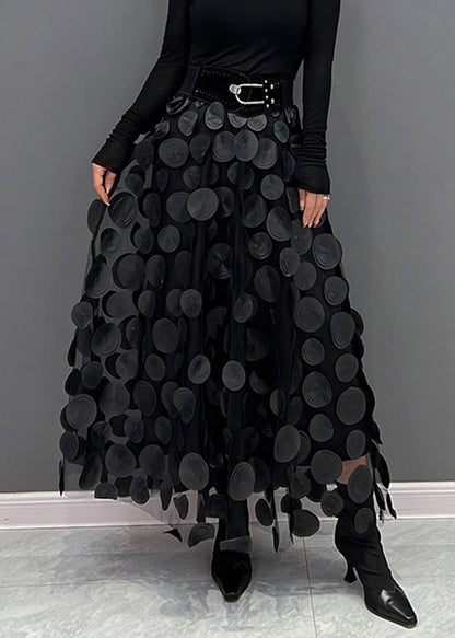 Jupe en tulle brodée pour femme