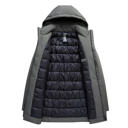 Parka homme d'hiver à capuche
