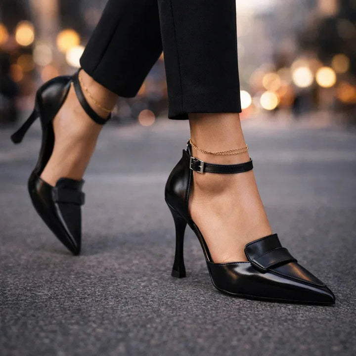 Candice | Escarpins mariage talon classique