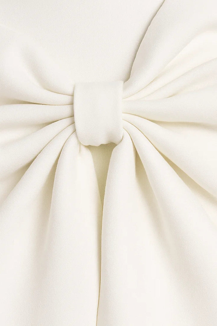 Louna Robe Mini | Nœud au Dos Élégant