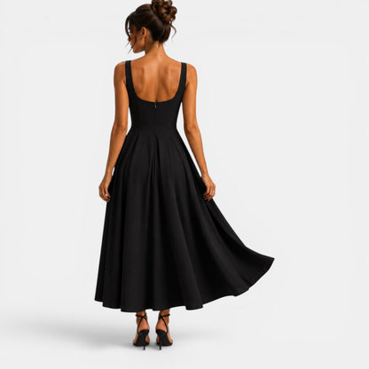Robe midi femme de style simple
