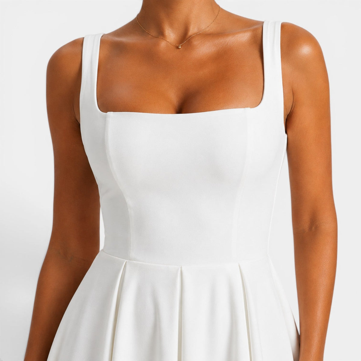 Robe midi femme de style simple
