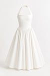 Léana Robe Midi | Dos Nu Élégant