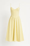 Livia Robe Midi | Bustier Romantique