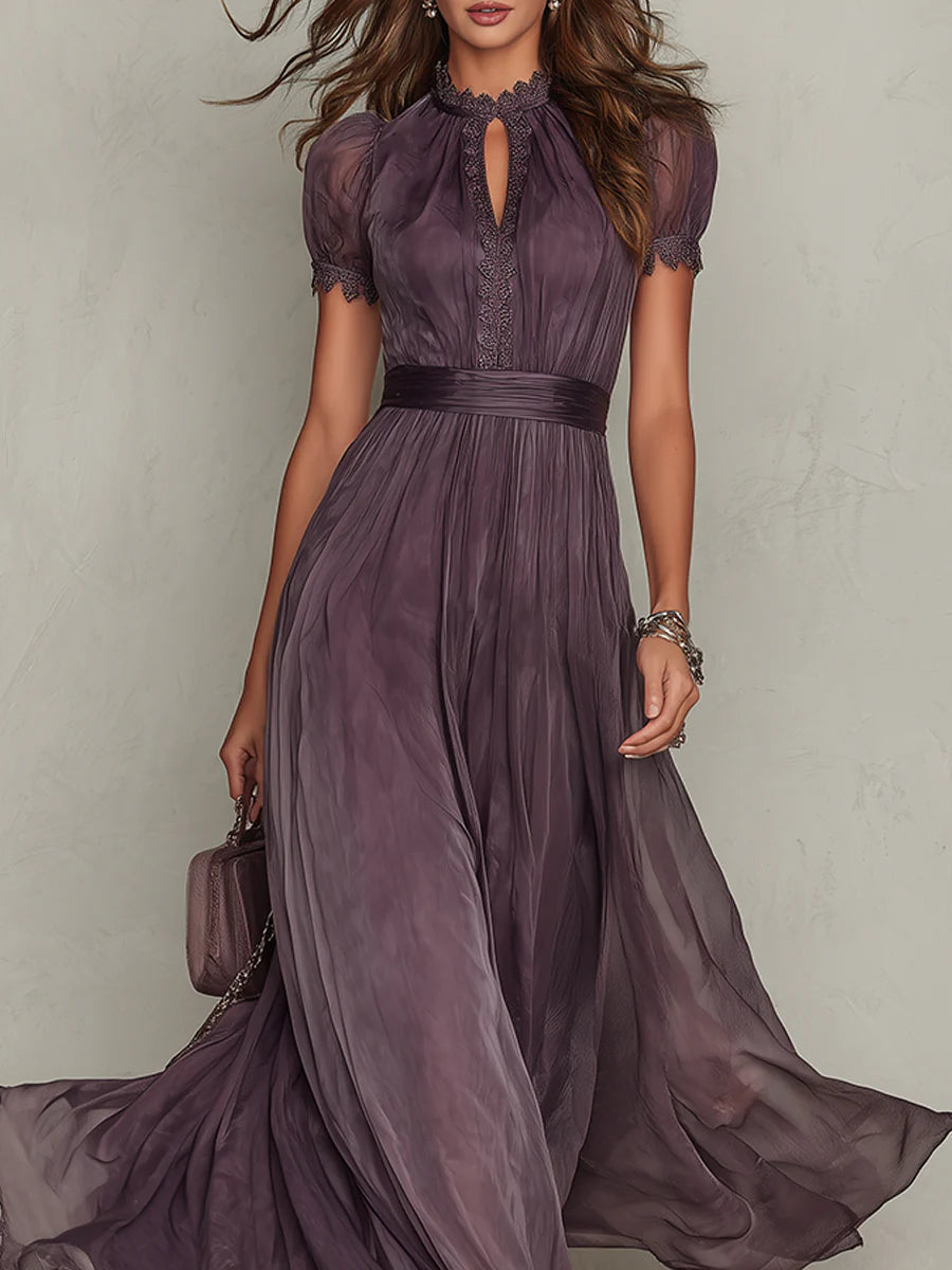Gaëlle | Robe maxi chiffon vintage