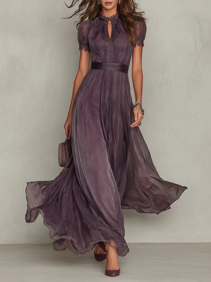 Gaëlle | Robe maxi chiffon vintage