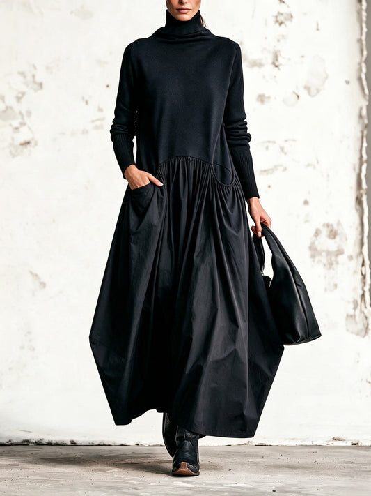 Robe maxi oversize femme à poches en plusieurs coloris