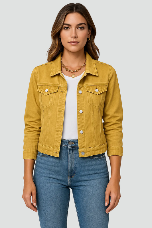 Garance | Veste en Jean Femme Boutonnée