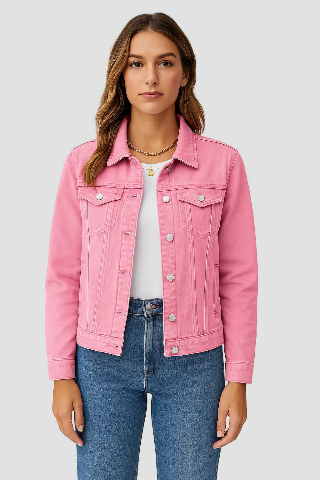 Garance | Veste en Jean Femme Boutonnée