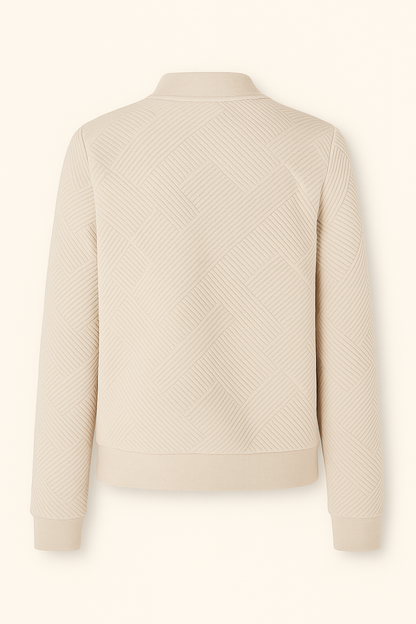 Veste en maille zippée femme