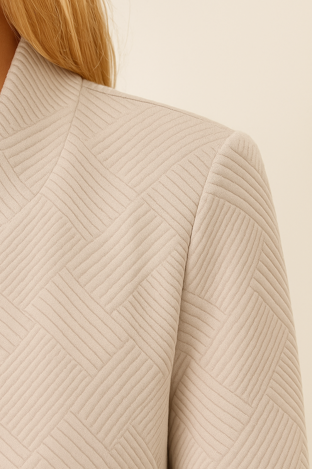 Veste en maille zippée femme