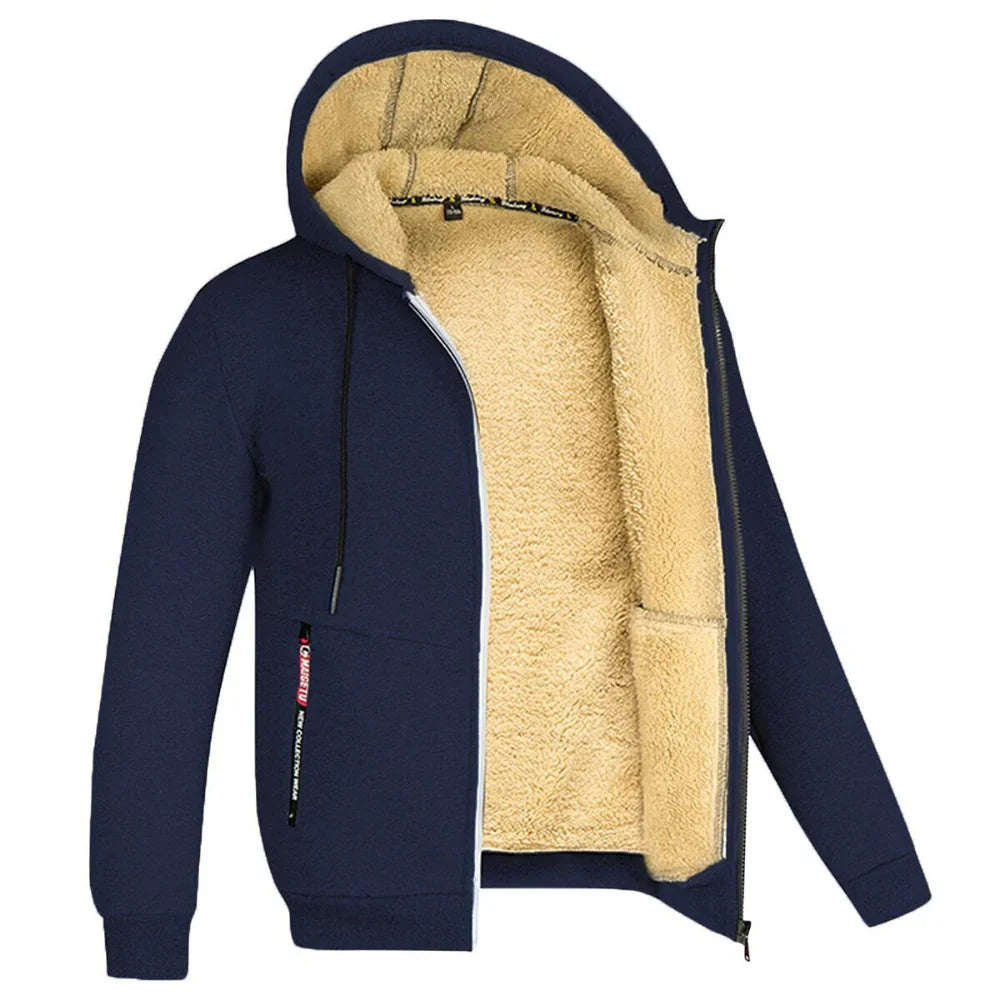 Loïc | Sweat polaire homme à capuche
