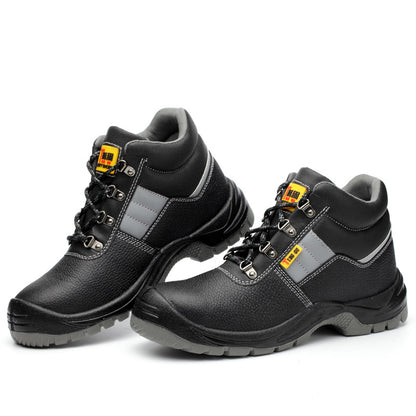 Bottes de sécurité noires à embout acier pour homme