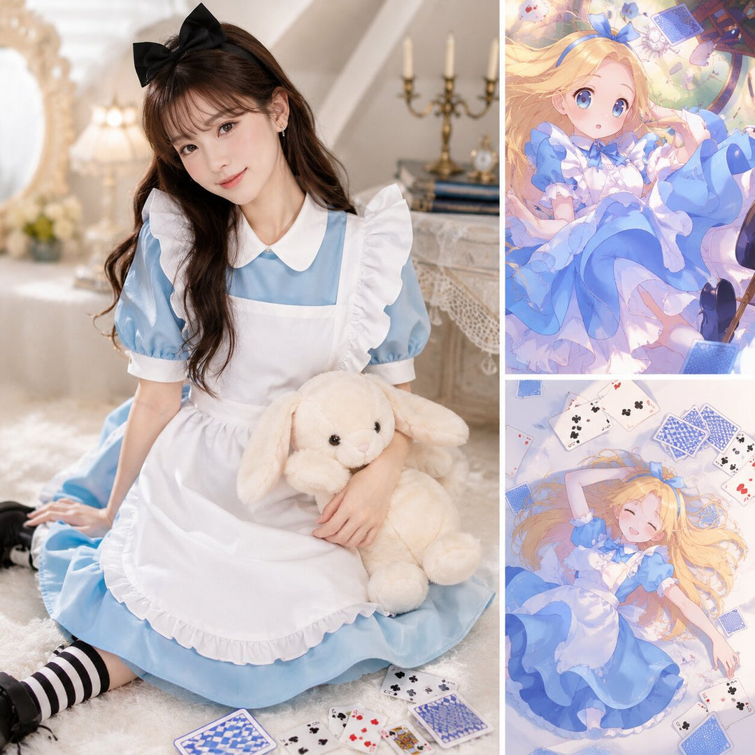 Oriane | Costume Alice femme avec tablier