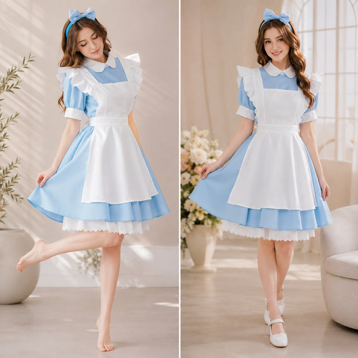 Oriane | Costume Alice femme avec tablier