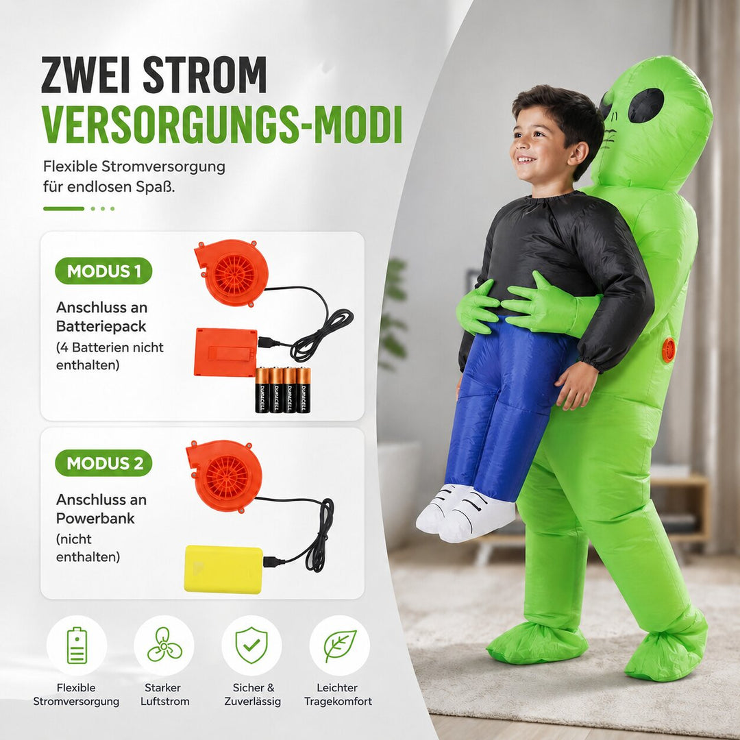 Nova | Costume gonflable enlèvement alien