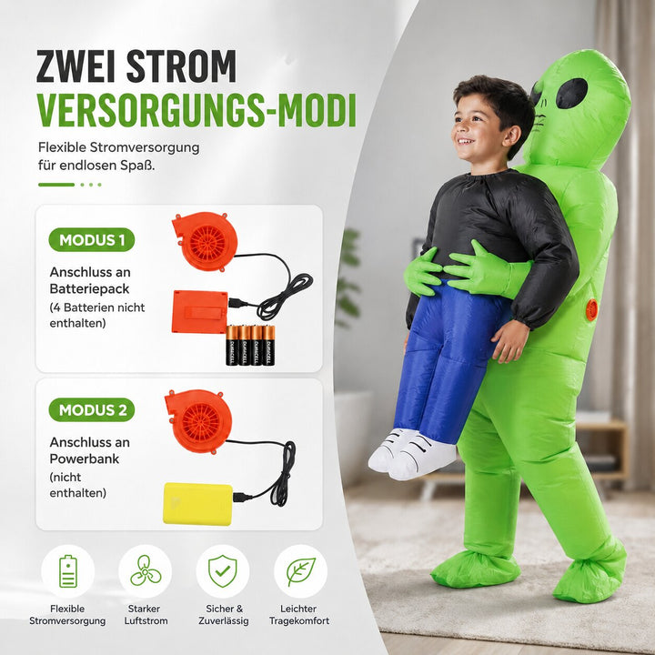 Nova | Costume gonflable enlèvement alien