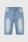 Damien | Bermuda Homme Slim Effet Délavé