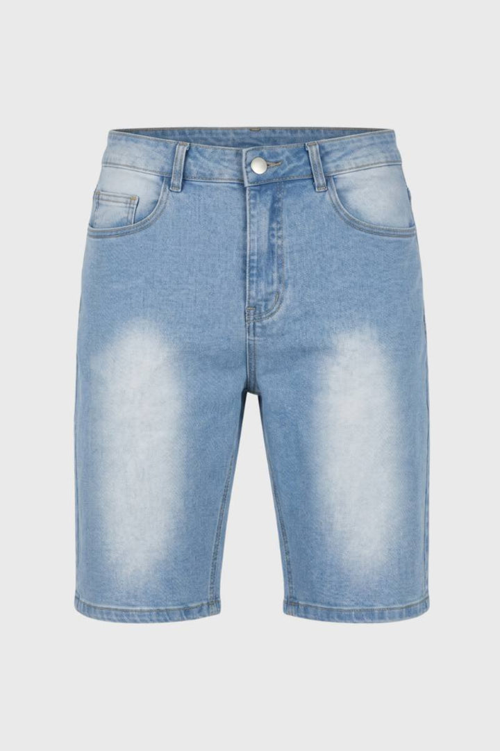 Damien | Bermuda Homme Slim Effet Délavé