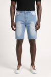 Damien | Bermuda Homme Slim Effet Délavé