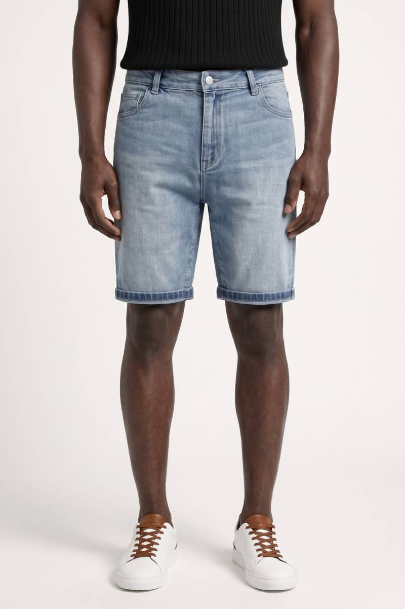 Alexis | Bermuda Homme Délavé Coupe Moderne