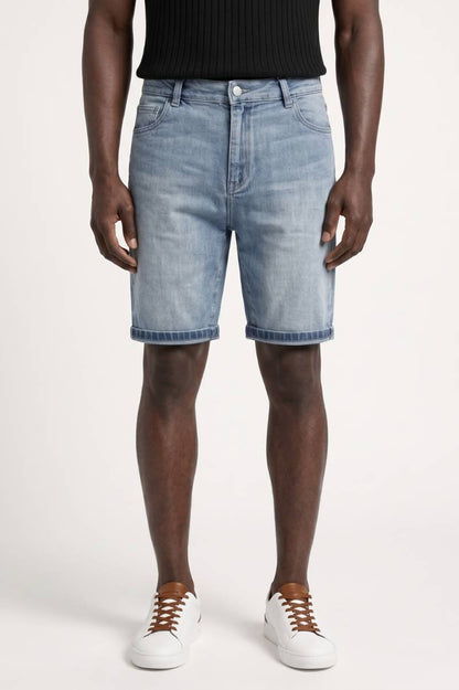 Alexis | Bermuda Homme Délavé Coupe Moderne