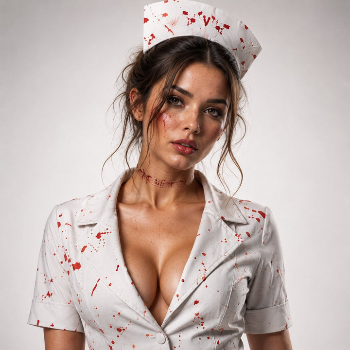Ophélie | Costume infirmière sanglante femme
