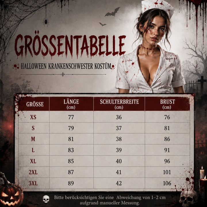 Ophélie | Costume infirmière sanglante femme