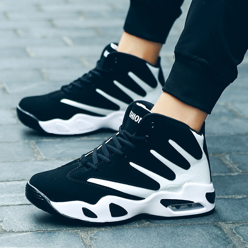 Chaussures de basket montantes homme à coussin d'air