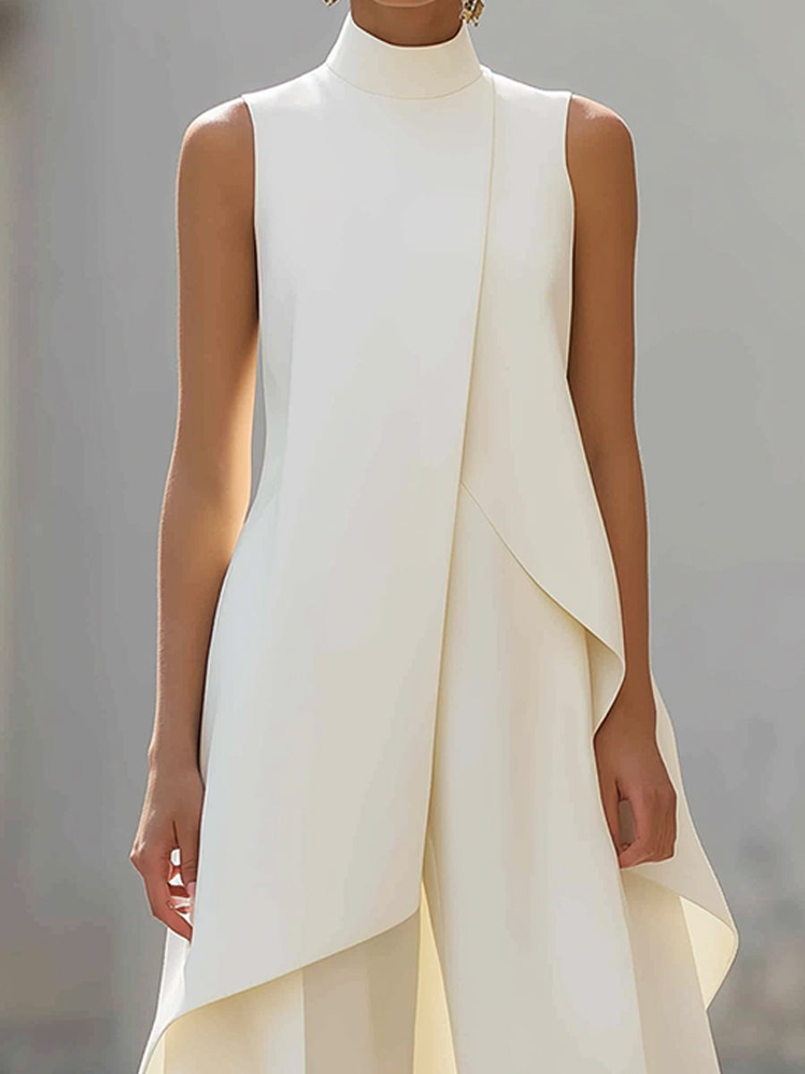 Justine | Combinaison col montant asymétrique