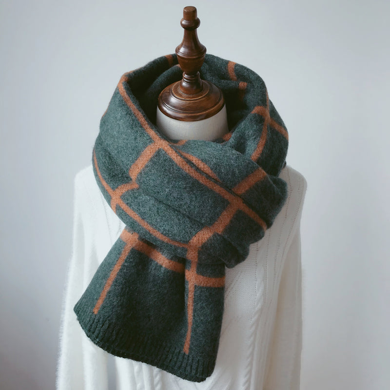 Écharpe femme hiver en imitation cachemire