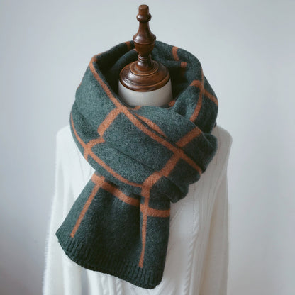 Écharpe femme hiver en imitation cachemire