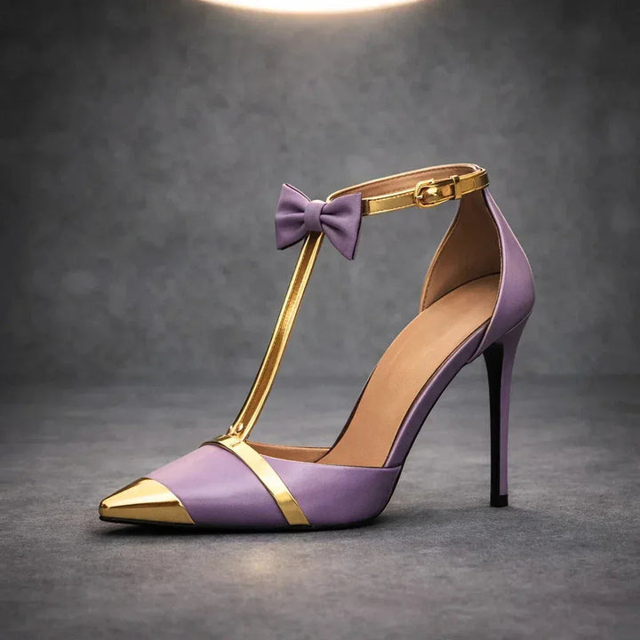 Prune | Escarpins bride T talon aiguille