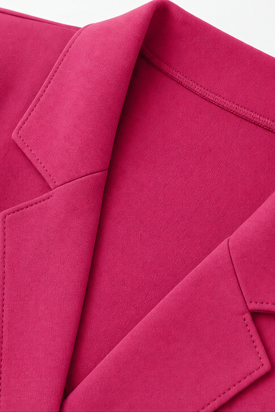 Blazer cardigan femme à revers structuré