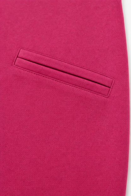 Blazer cardigan femme à revers structuré