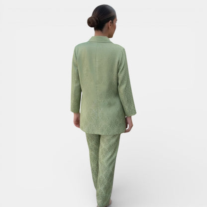 Albine | Ensemble blazer et pantalon femme jambe large