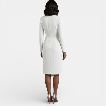 Clotilde | Robe midi femme élégante