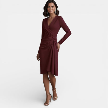 Clotilde | Robe midi femme élégante