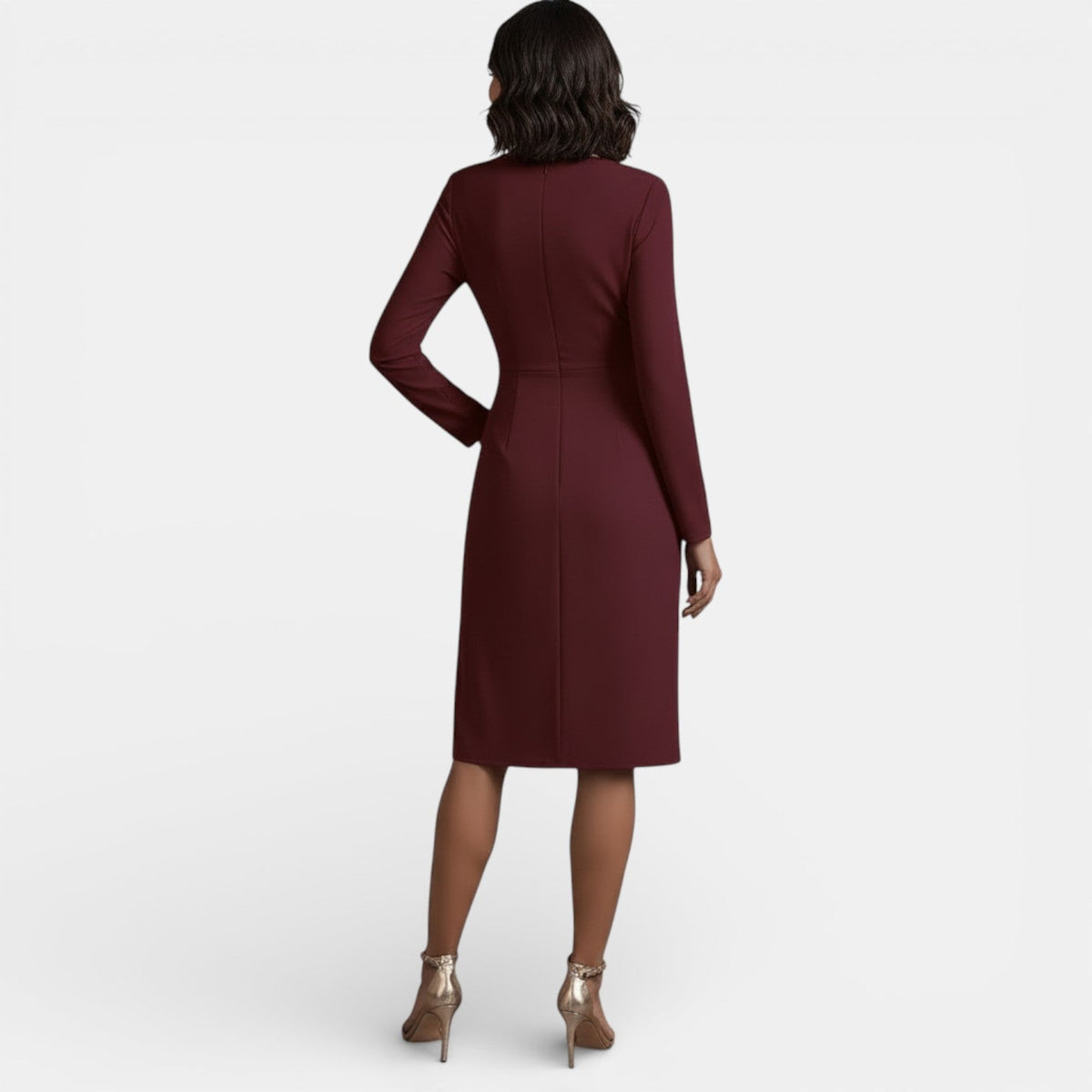 Clotilde | Robe midi femme élégante