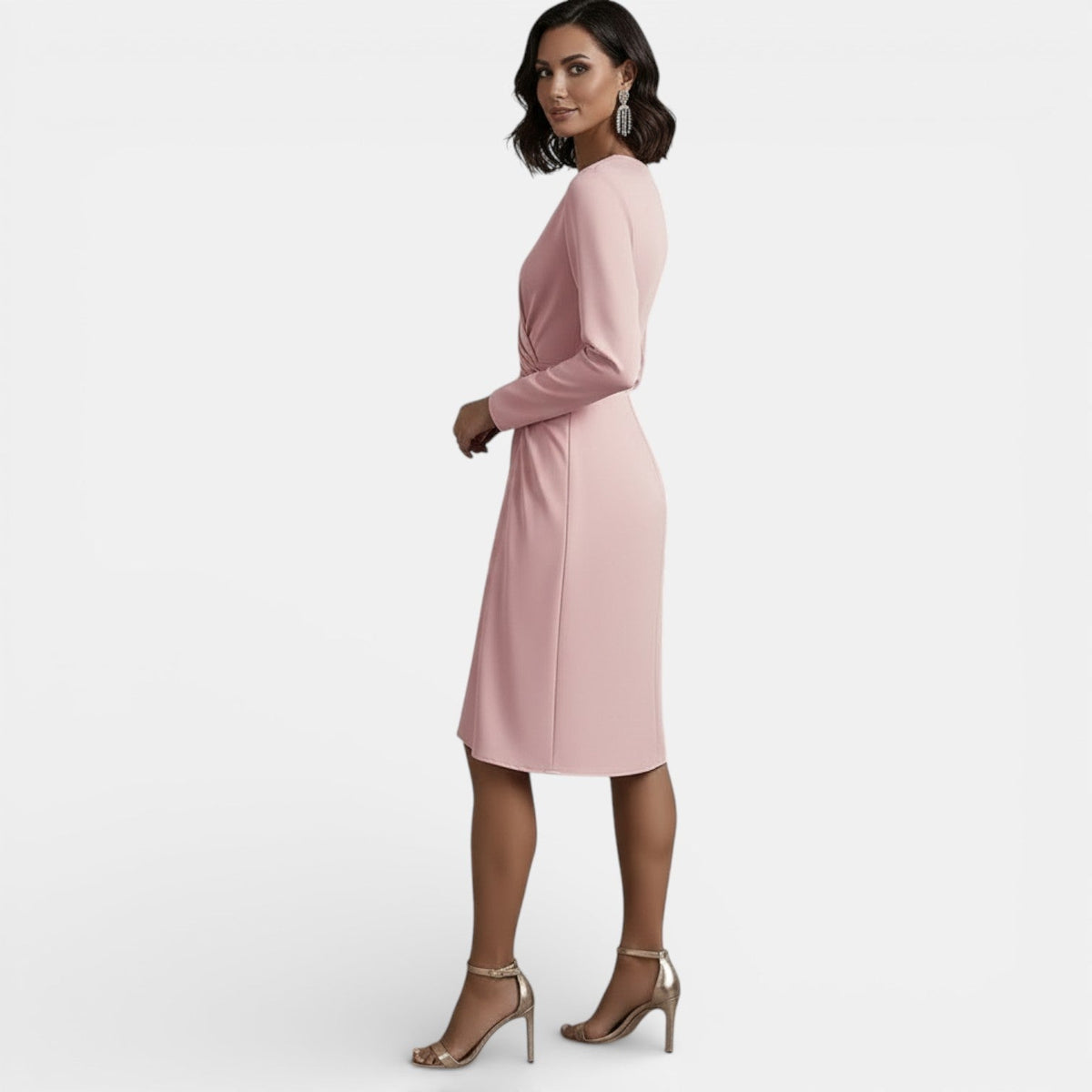 Clotilde | Robe midi femme élégante