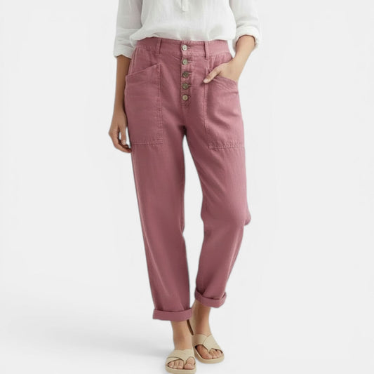 Cosette | Pantalon lin femme jambe large