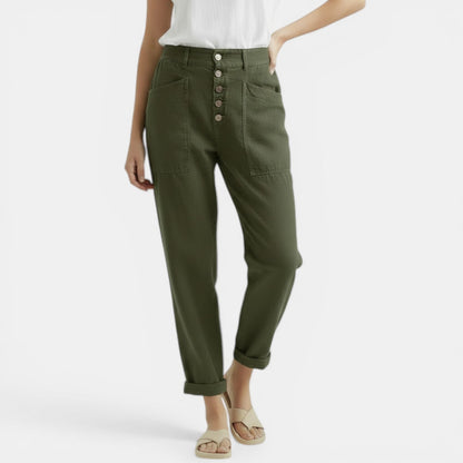 Cosette | Pantalon lin femme jambe large