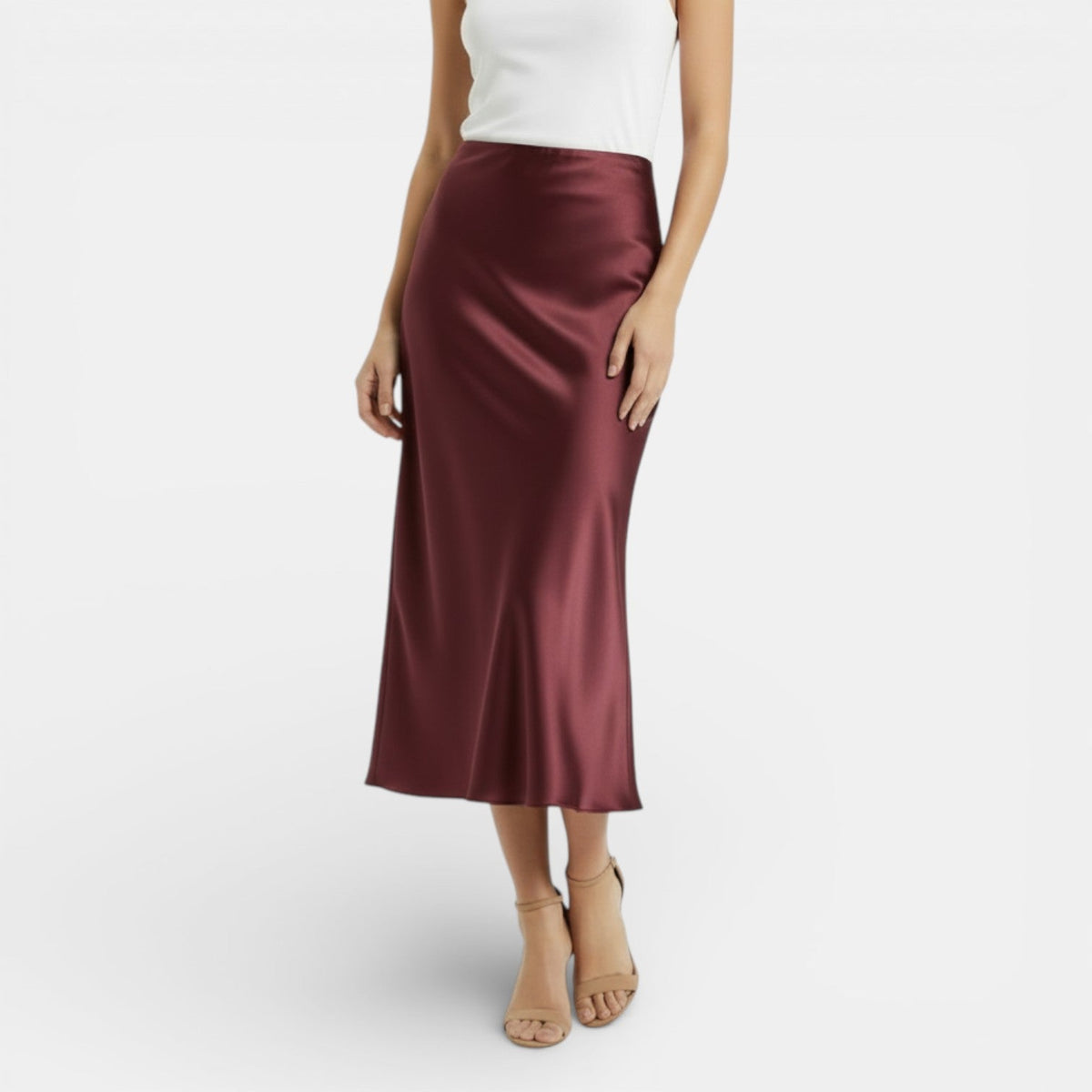 Brigitta | Jupe femme taille haute