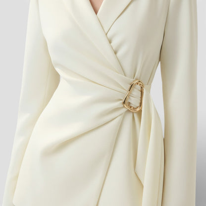 Bathilde | Ensemble blazer et pantalon femme en dentelle