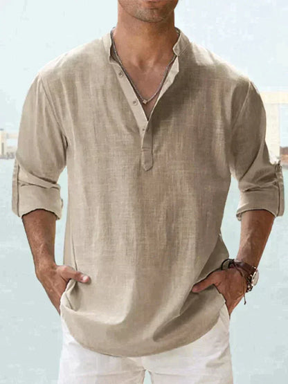 Cyprien | Chemise homme casual Henley